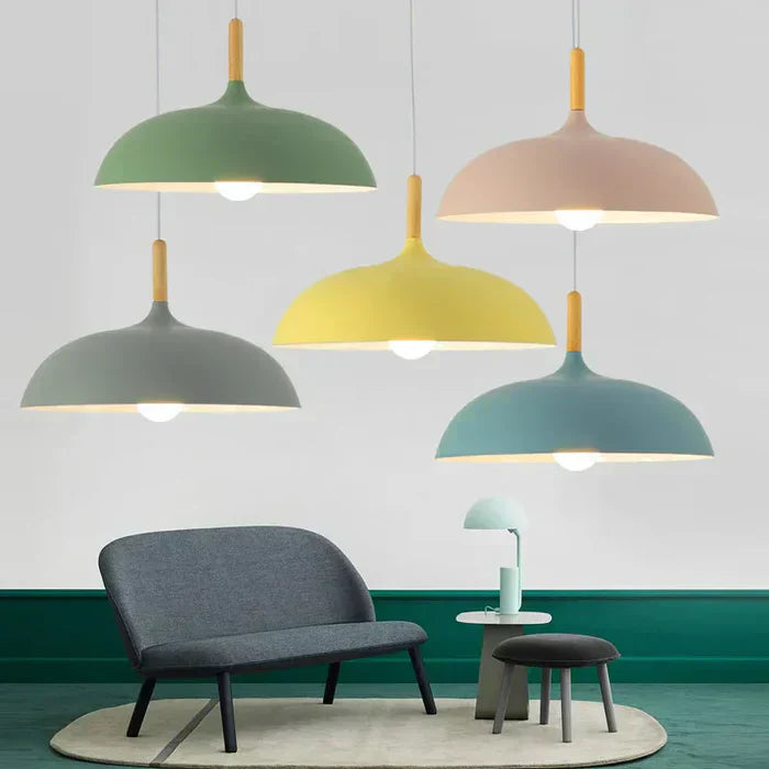 Lampada da soffitto in quercia scandinava - ScandiLuxe