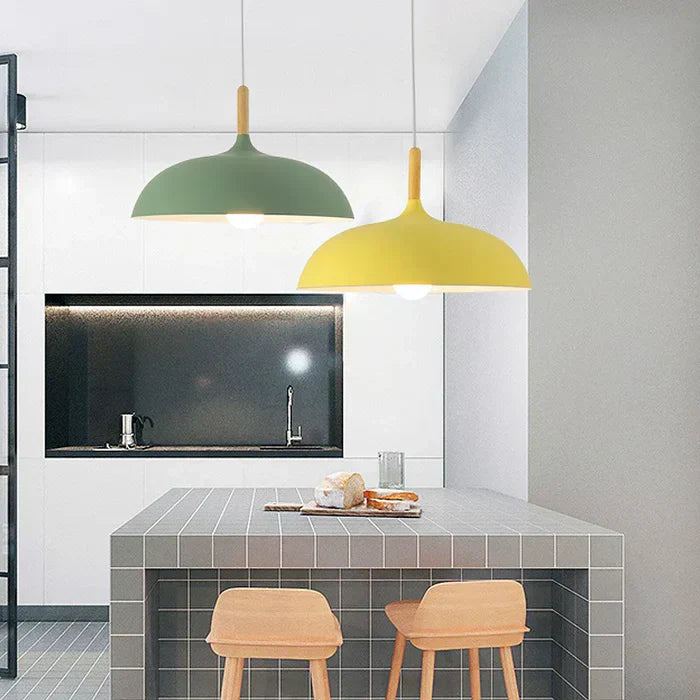 Lampada da soffitto in quercia scandinava - ScandiLuxe