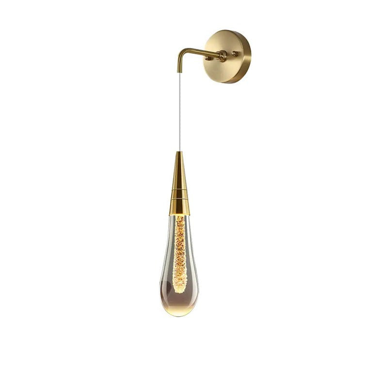 Lampada da parete a forma di goccia con luce calda - Solena