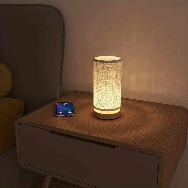 Lampada da notte effetto lino - LinoGlow