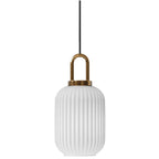 Marisol Vintage Glass Pendant Lights In Art Deco Style