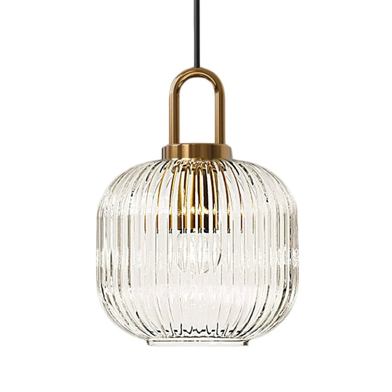 Marisol Vintage Glass Pendant Lights In Art Deco Style