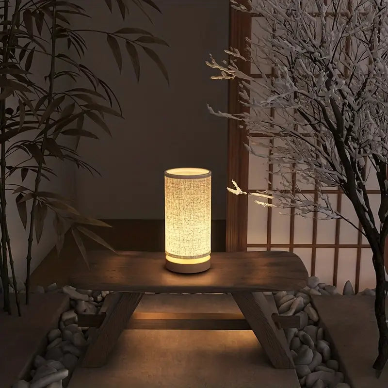 Lampada da notte effetto lino - LinoGlow