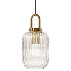 Marisol Vintage Glass Pendant Lights In Art Deco Style