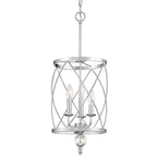 Hearthly | Rustic Three-Light Iron Chandelier