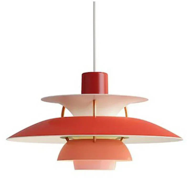 Morandi moderní LED závěsná lampa s odstínem
