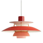 Morandi moderní LED závěsná lampa s odstínem