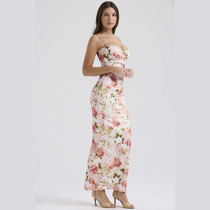 Vellina Robe Longue Fleurie