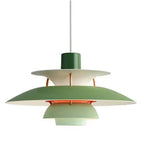 Morandi moderní LED závěsná lampa s odstínem