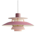 Morandi moderní LED závěsná lampa s odstínem