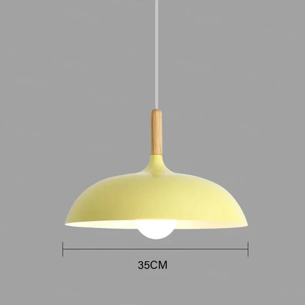 Lampada da soffitto in quercia scandinava - ScandiLuxe