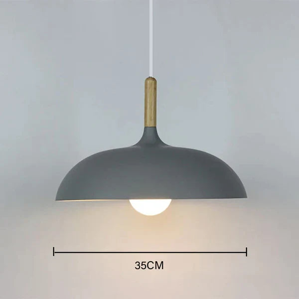 Lampada da soffitto in quercia scandinava - ScandiLuxe