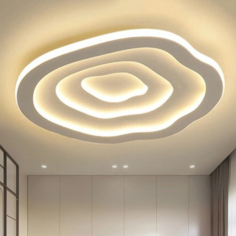 Lampada da soffitto in acrilico con luce LED calda e bianca - Auralis