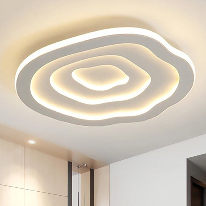 Lampada da soffitto in acrilico con luce LED calda e bianca - Auralis