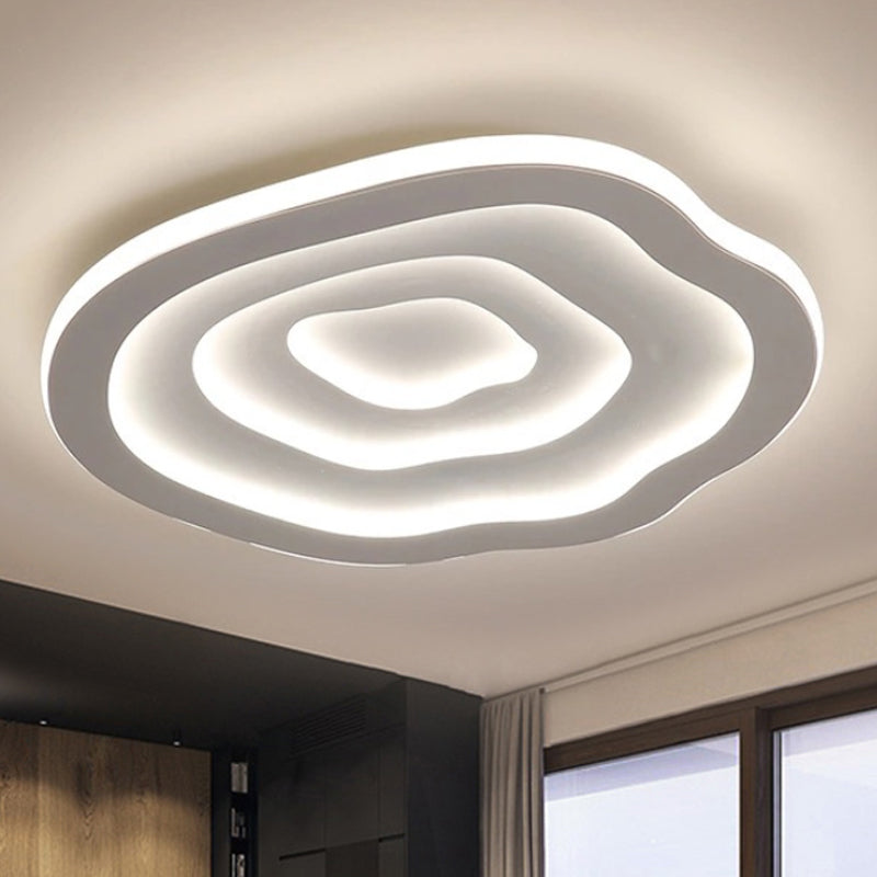 Lampada da soffitto in acrilico con luce LED calda e bianca - Auralis