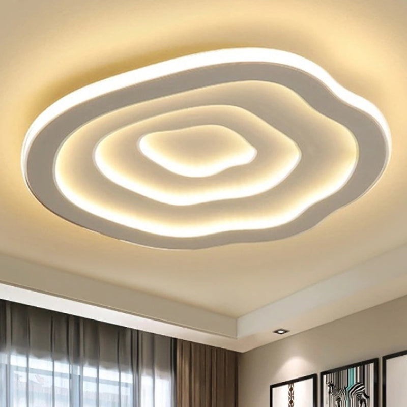 Lampada da soffitto in acrilico con luce LED calda e bianca - Auralis