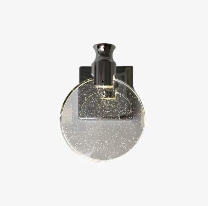Lampada da parete rotonda di cristallo di lusso – Celestia