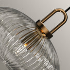 Marisol Vintage Glass Pendant Lights In Art Deco Style
