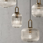 Marisol Vintage Glass Pendant Lights In Art Deco Style