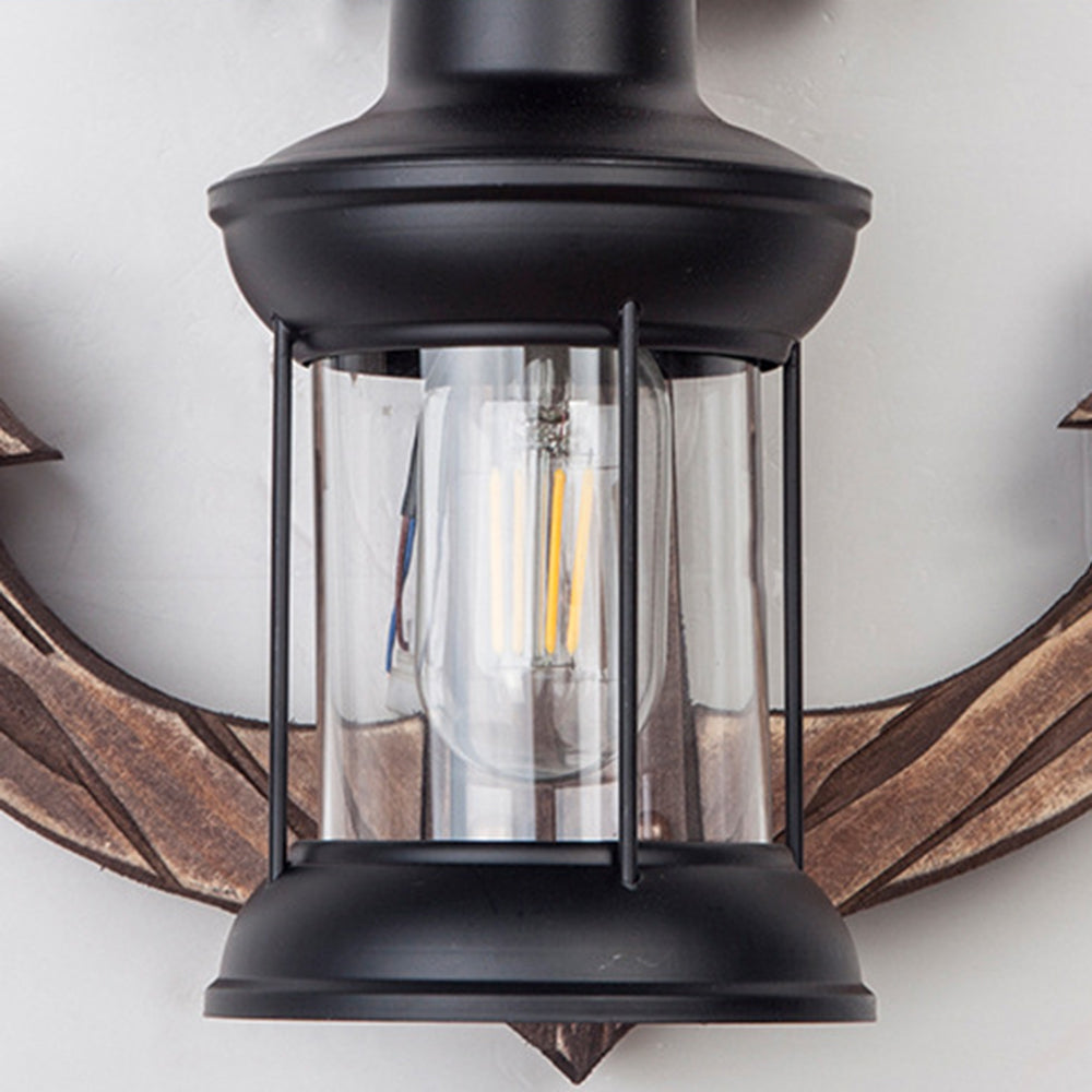 Wooden Anchor LED Wall Lamp – Nautica