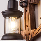 Wooden Anchor LED Wall Lamp – Nautica