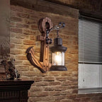 Wooden Anchor LED Wall Lamp – Nautica