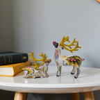 Vellina - Abstract Deer Sculpture - Decorative Table Sculpture in Resin