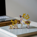 Vellina - Abstract Deer Sculpture - Decorative Table Sculpture in Resin