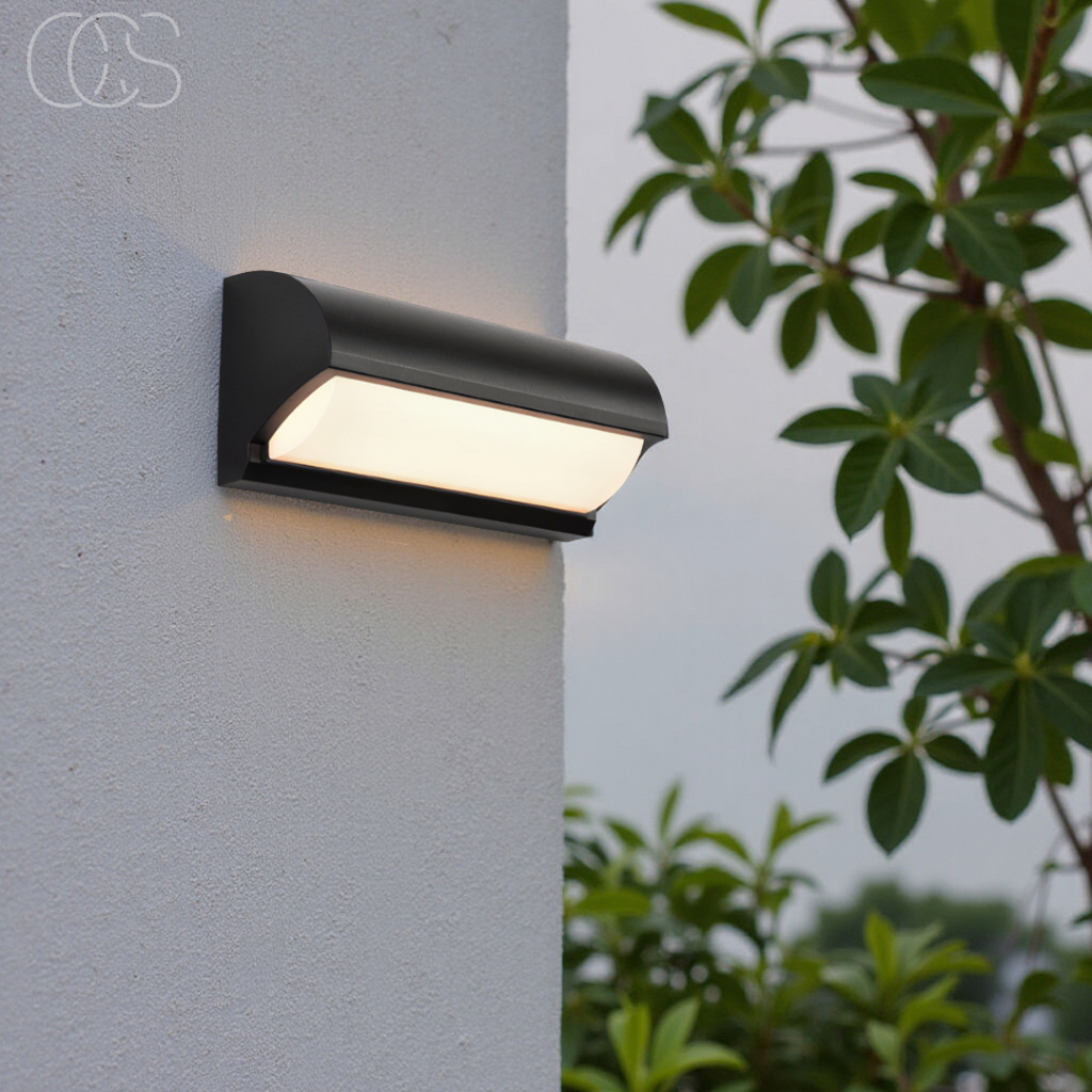 Vellina - Black LED Outdoor Wall Light