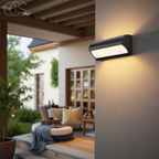 Vellina - Black LED Outdoor Wall Light