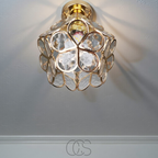 Vellina - Design flower ceiling lamp - Iron & Glass
