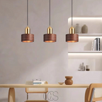 Vellina - Design pendant lamp with gold accent