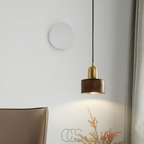 Vellina - Design pendant lamp with gold accent
