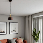Vellina - Design pendant lamp with gold accent