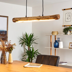 Vellina - Dimmable wooden pendant lamp