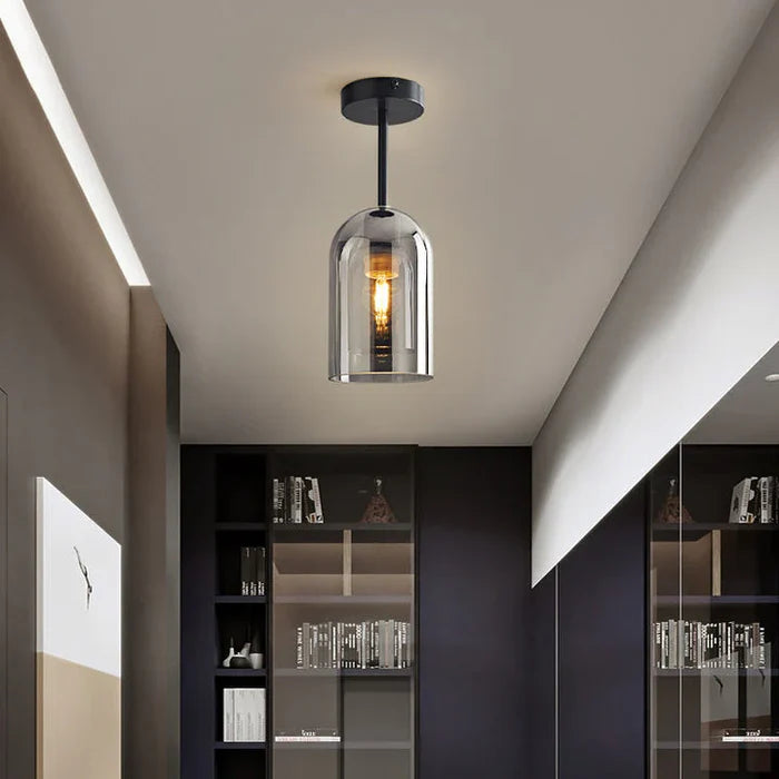 Vellina - Glass Vintage LED ceiling lamp