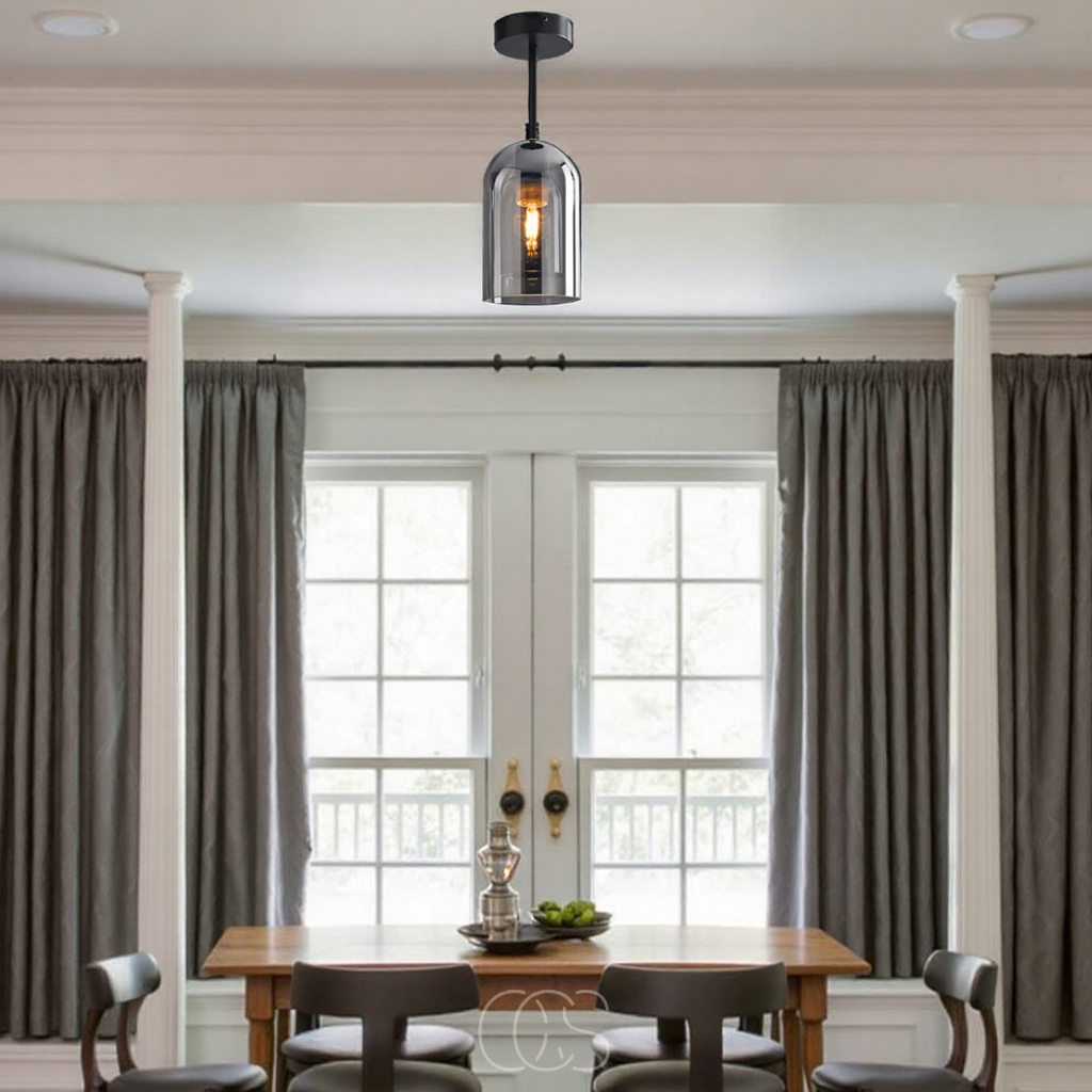 Vellina - Glass Vintage LED ceiling lamp