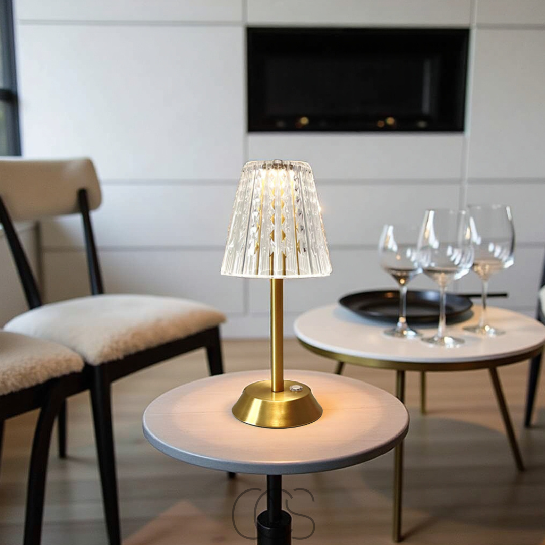 Vellina - LED Crystal Mood Lamp - luxurious light, wherever you want it