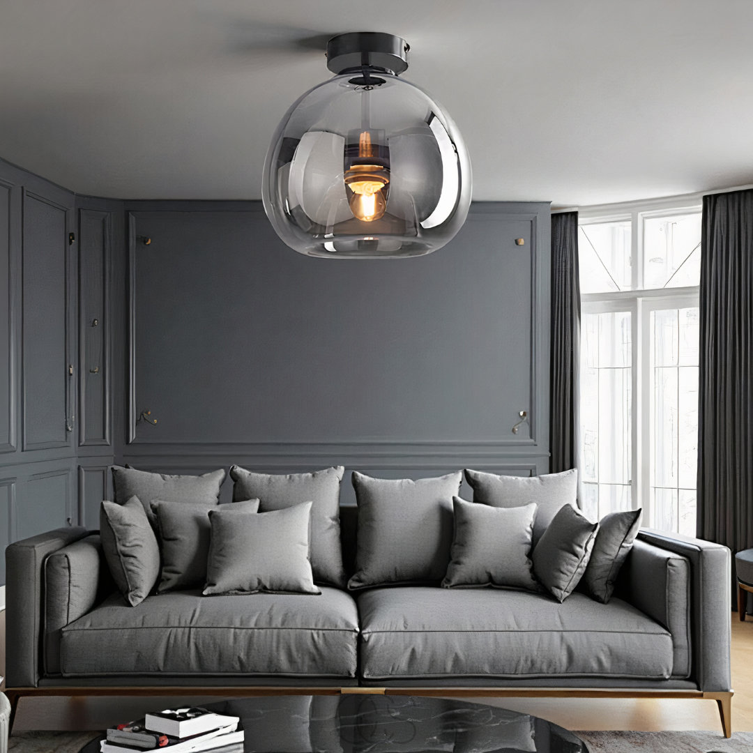 Vellina - LED Glass ceiling lamp - Modern