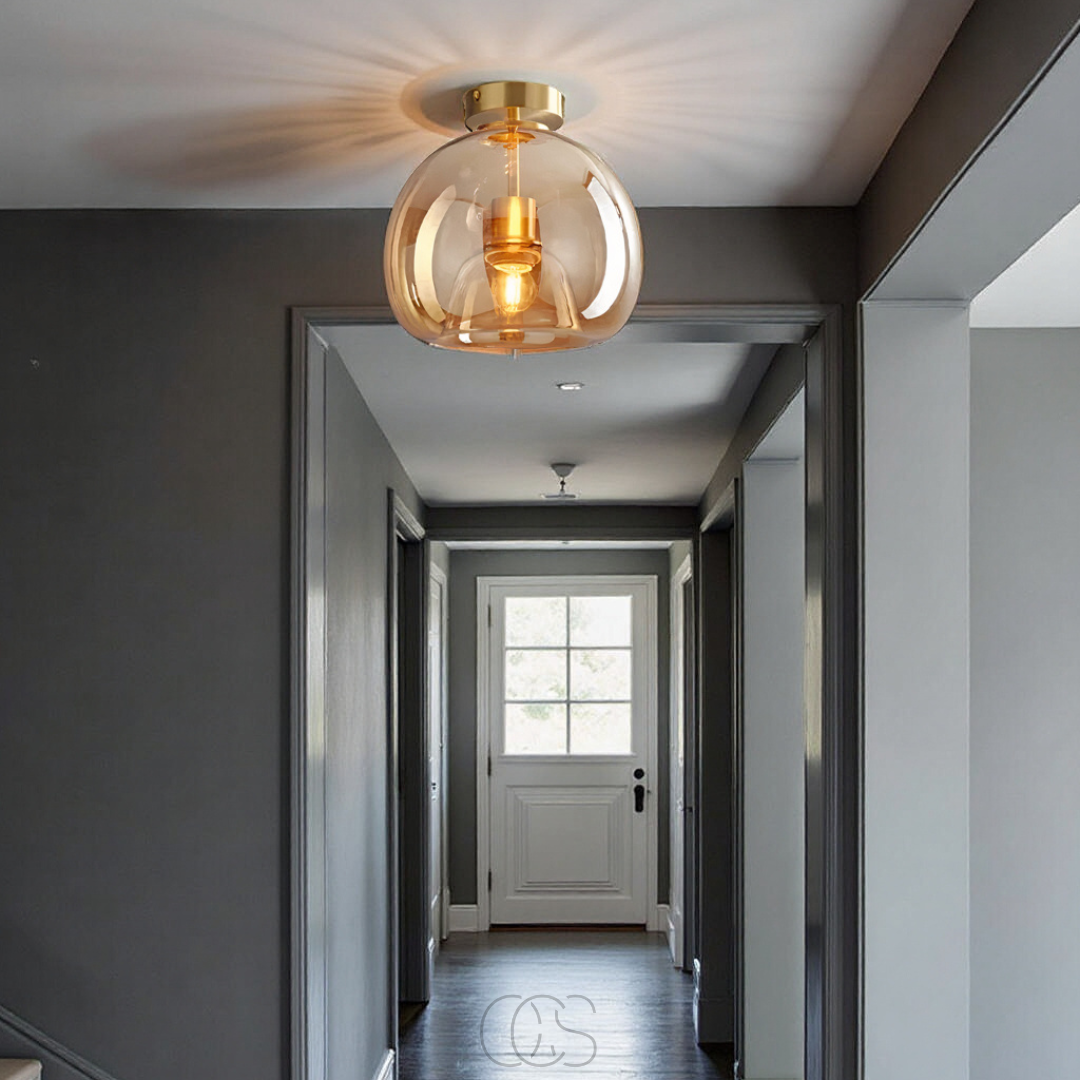Vellina - LED Glass ceiling lamp - Modern