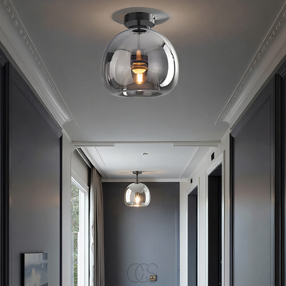 Vellina - LED Glass ceiling lamp - Modern