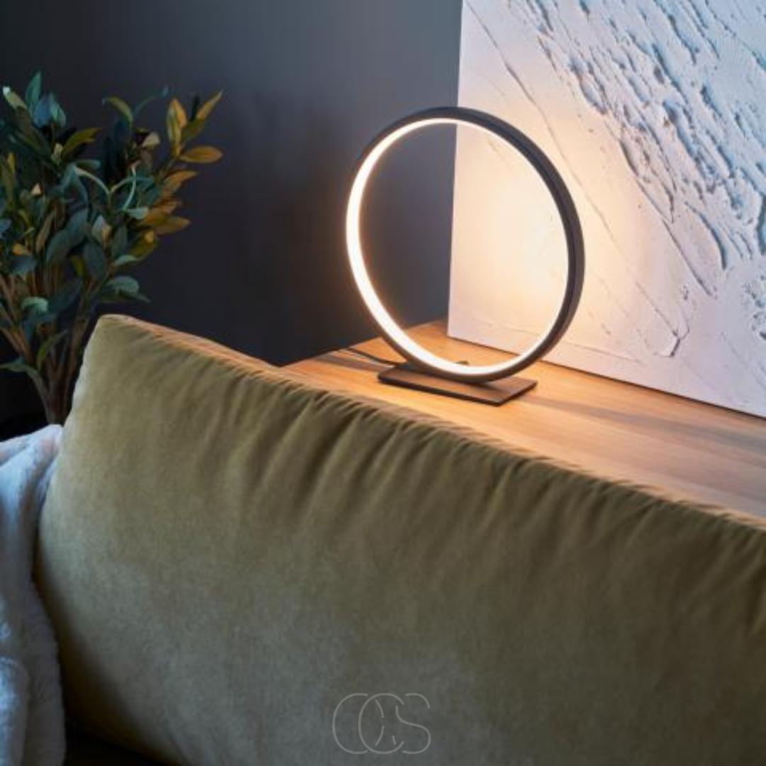 Vellina - LED Ring Table Lamp - Modern Minimalist Design