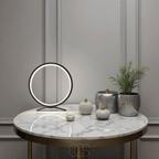 Vellina - LED Ring Table Lamp - Modern Minimalist Design