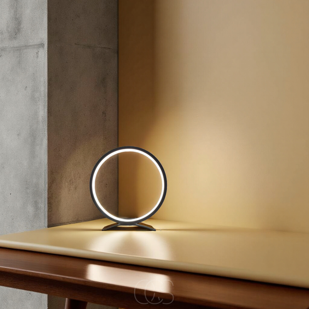 Vellina - LED Ring Table Lamp - Modern Minimalist Design