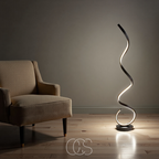 Vellina - LED Spiral Floor Lamp Dimmable