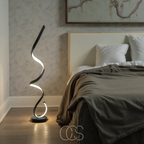 Vellina - LED Spiral Floor Lamp Dimmable