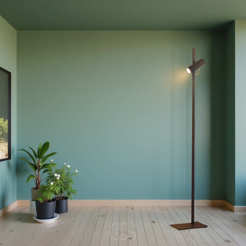 Vellina - LED floor lamp with spotlight - reading lamp
