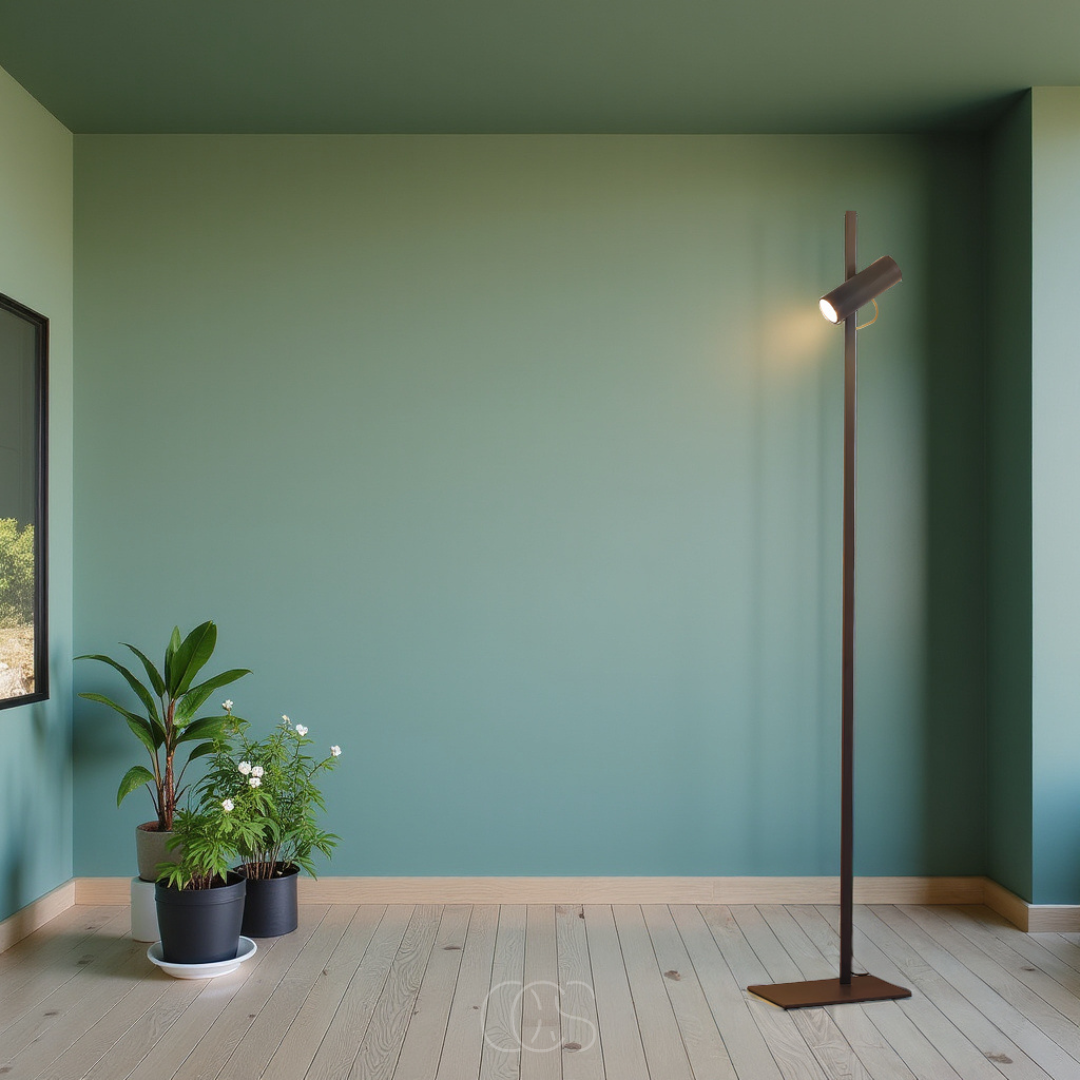 Vellina - LED floor lamp with spotlight - reading lamp