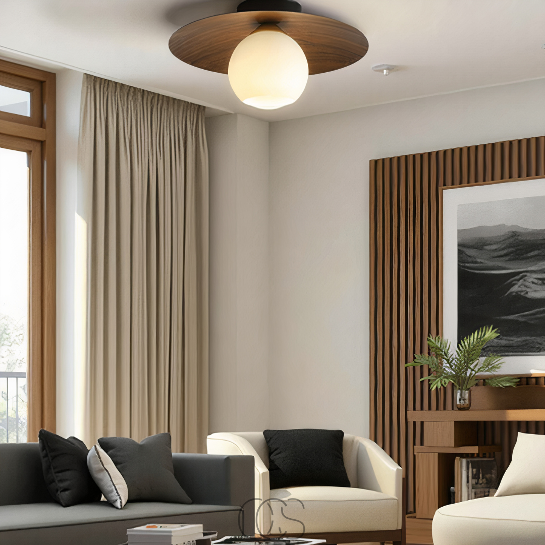 Vellina - Loella LED ceiling lamp - natural tranquility in the home