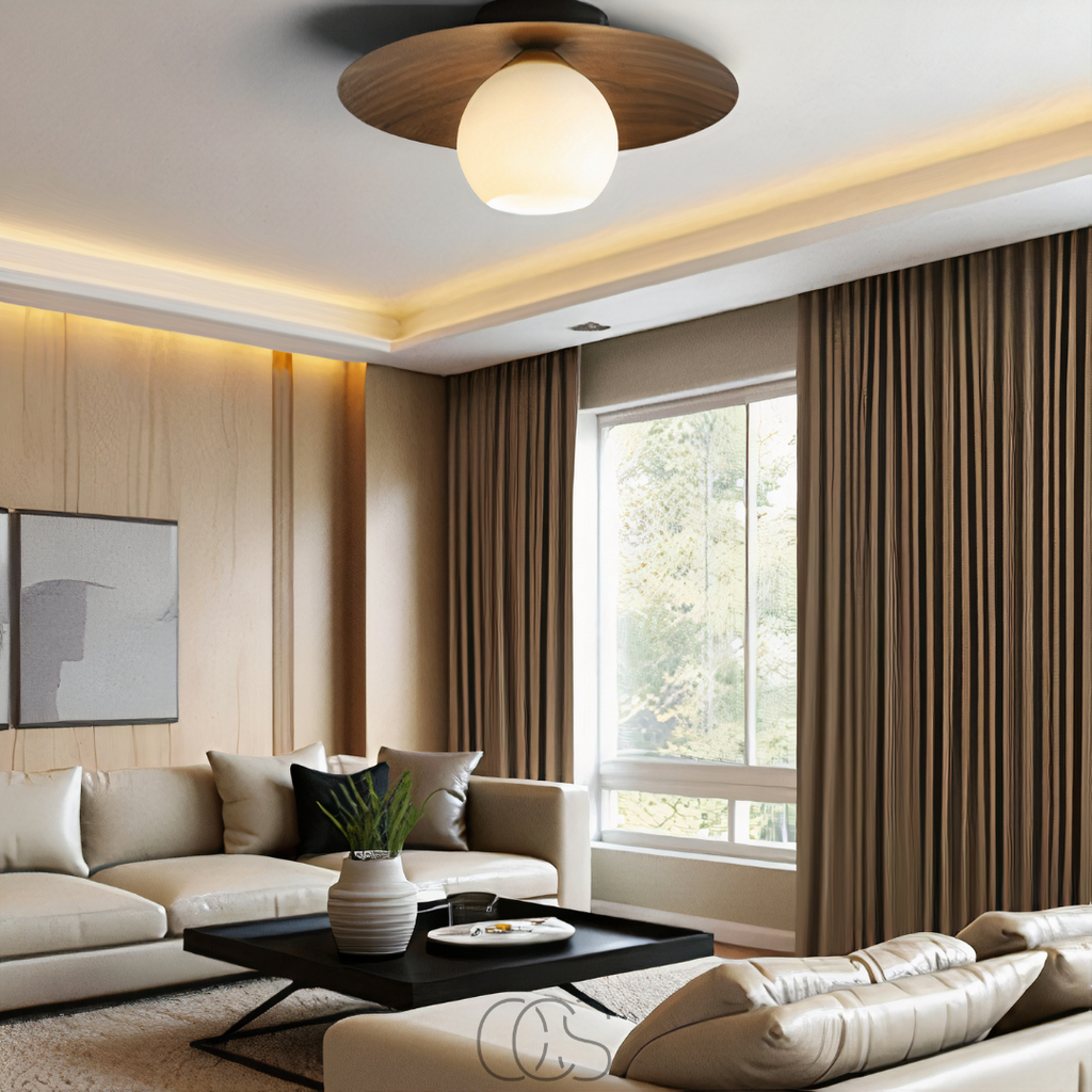Vellina - Loella LED ceiling lamp - natural tranquility in the home